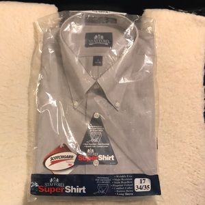 Stanford Dress Shirt Size 17, Sleeves 34/35